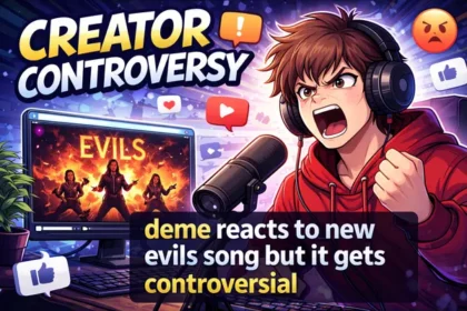 deme reacts to new evils song but it gets controversial